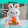 Adorable Rabbit Stuffed Animal Plushie Keychain Fluffy Bunny Doll For Gift Ideas