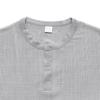 Mens Casual Breathable Loose Short Sleeve Henley Summer T Shirt