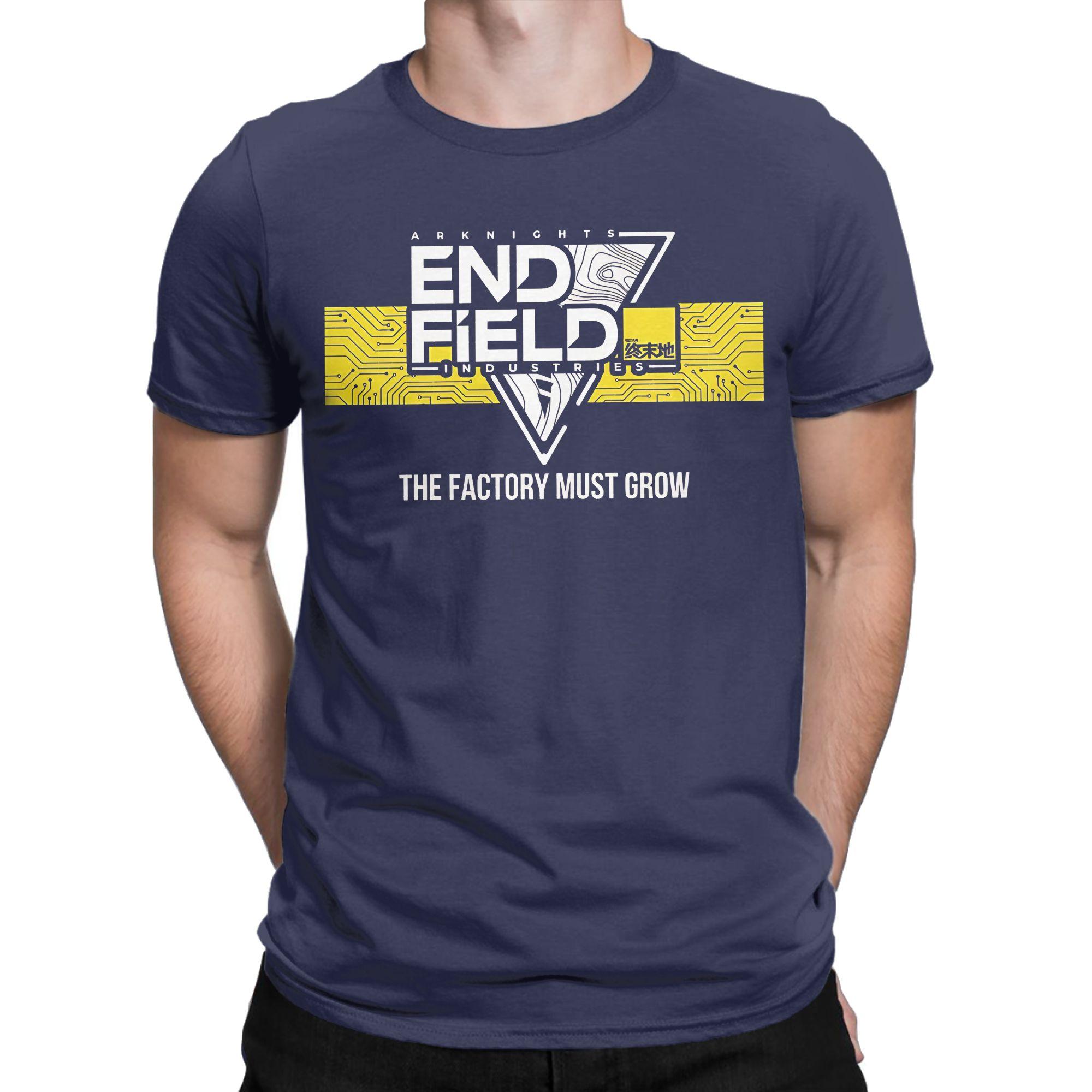 

Arknights Endfield The Factory Must Grow Tee Shirt for Unisex Women New Arrival T Shirts Cotton Clothing 3XL