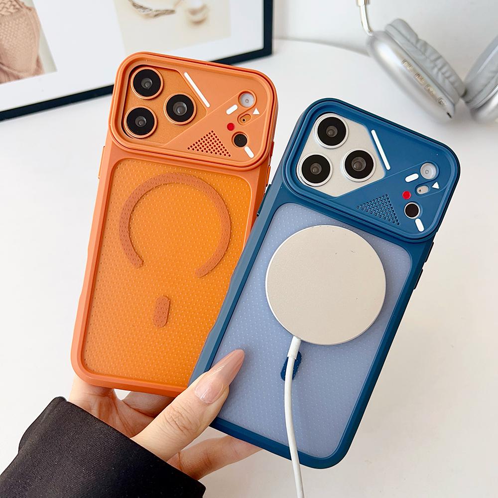 Skin Sensitive Frame For Magsafe Semi Clear Case For iPhone 17 16 15 14 Plus 13 12 11 Pro Max Shockproof TPU Soft Edge Cover