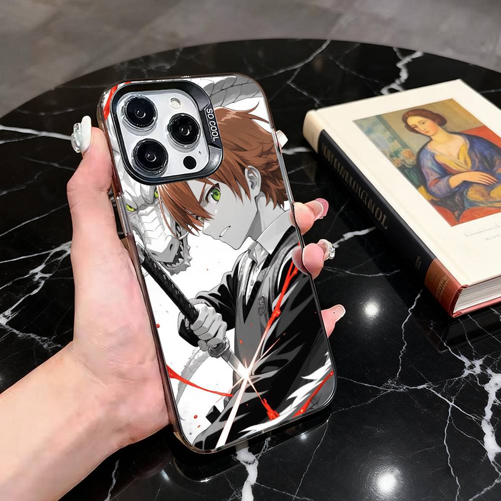

The Eminence in Shadow Tatsumi Phone Case For iPhone17,16,15,14,13,12,11 Plus,Pro Max,XS,Colorful Silver Phone case Funda Cover iPhone17PRO