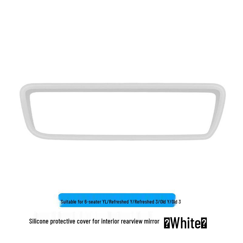 

Tesla Model 3/Y Rearview Mirror Silicone Protection Frame – Interior Car Accessory