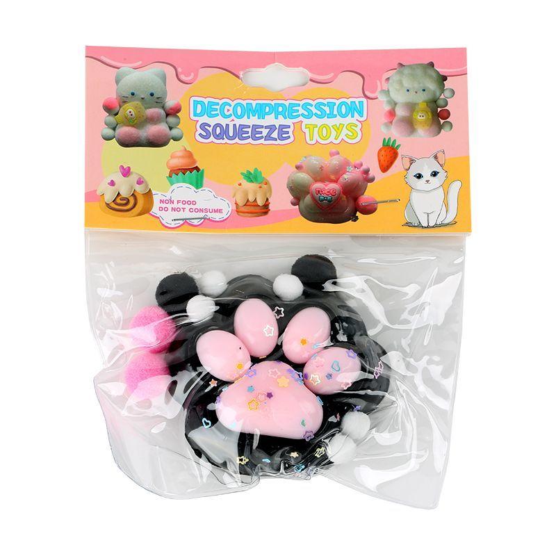 

Мила плюшева котяча лапка, іграшка для розваг, що стискається, надзвичайно м яка та липка текстура, іграшка для зняття стресу