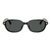 Versace Logo Oval Sunglasses Unisex Sunglasses Black 0VE4514D-GB1/87