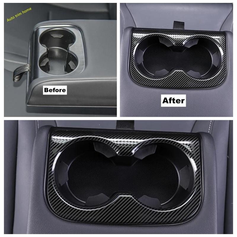 Seat Water Bottle Cup Holder Decoration Frame Trim Central Control Cover For Haval Jolion 2024 Car Accessories