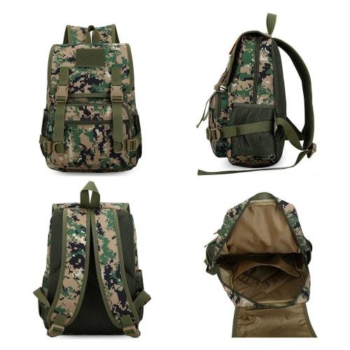 PeachCraft RMT001 Camouflage Military Tactical Backpack (Woodland Mosaic)