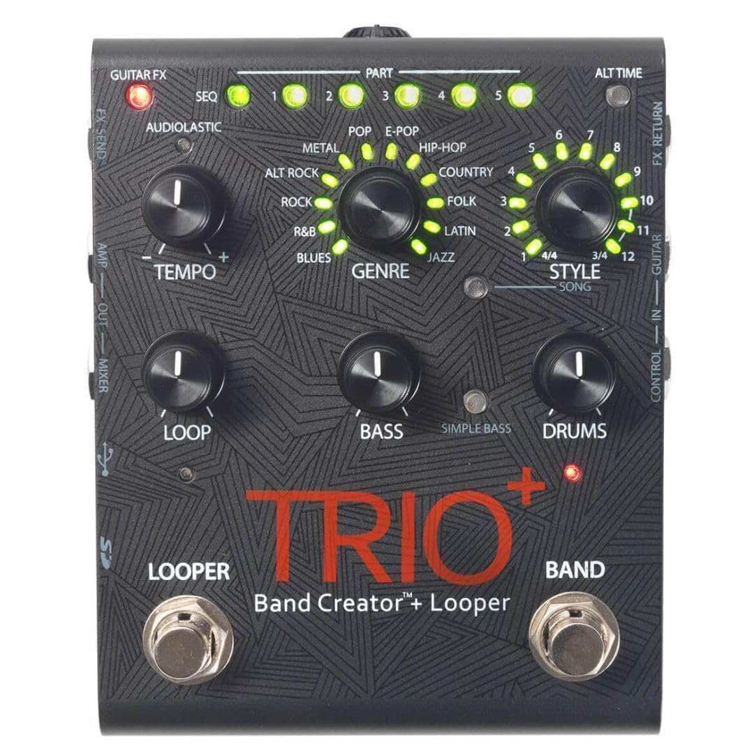 

звичайний імпорт DigiTech TRIO Trio Plus Band Creator Pedal Looper [Вітчизняний продукт] + +