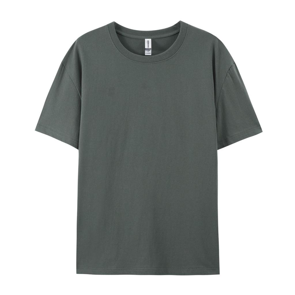 Women's Summer Breathable Plus Size Solid Colour Round Neck Bottom Casual Sports T-Shirt