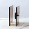 Minimalist Crystal Glass Clock Nordic Style Square Table Clock  Desk Decoration