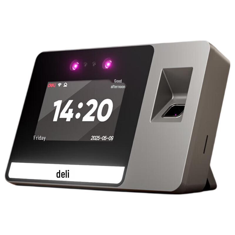 

Deli Smart Biometric Cloud WiFi Attendance Machine CN plug (adapter included)