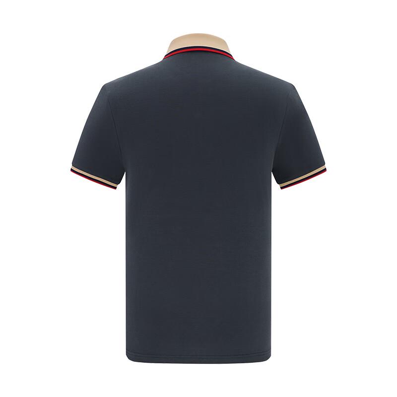 Navigare Men's Quick-Dry Breathable Colorblock Short Sleeve Polo Shirt