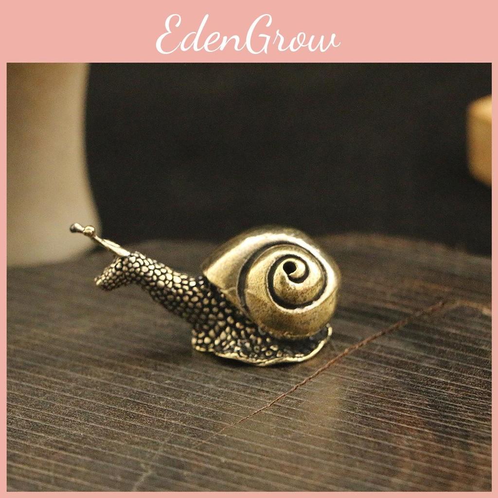 Snail Solid Brass Ornaments Tea Pet Vintage Copper Simulation Toy Decorations