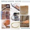 300Pcs 5 Style Brass Spacer Beads, Long-Lasting Plated, Round, Platinum & Golden, 2.3~6x2~5.5mm, Hole: 1~2mm, 30pcs/color