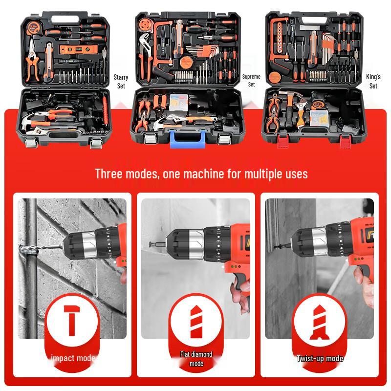 Hai Ao De Brushless Cordless Drill and Screwdriver Kit CN plug (adapter included)