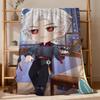 chibi Sylus Xavier Love and Deepspace Flannel soft warm plush blanket sofa living room pet hogar bedroom gift home Car portable
