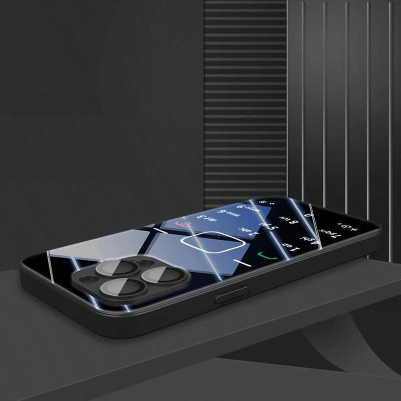 Funny Keyboard Pattern Tempered Glass Material Black Phone Case For Samsung Galaxy S25 S24 S23 Ultra Plus FE Cover