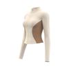 Womens Slim Fit Colorblock Yoga Jacket Running Fitness Workout Fall Winter