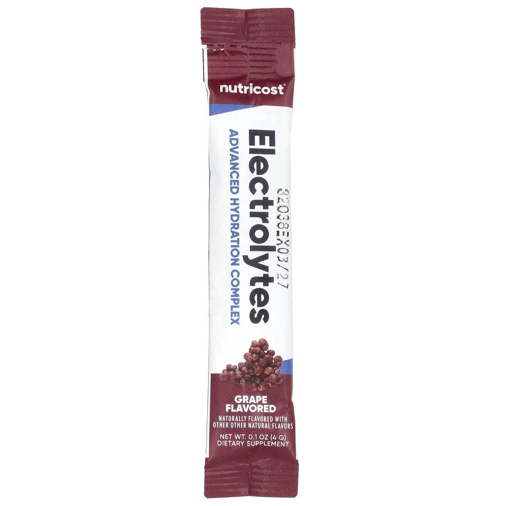 Electrolyte, Advanced Hydration Complex, Grape, 40 Stick Packs, 4G (0.1Oz) Each