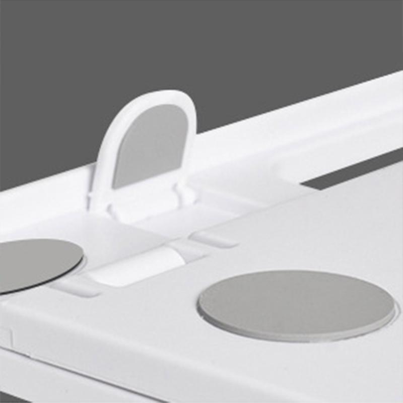 Soporte para portátil de silicona PP y ABS plegable de 8 velocidades ajustable soporte de refrigeración portátil para portátil