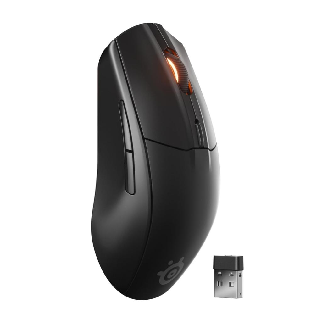 SteelSeries Rival 3 WL Gen 2 Wireless Gaming Mouse, 2.4GhzBluetooth Compatible, Lightweight, Low Latency (1.9ms), Durable 18,000 DPI, Mechanical