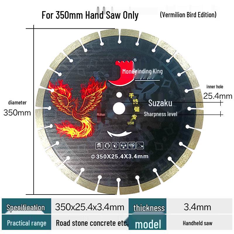 Diamond Saw Blade for Concrete, Stone, Marble & Cement - 300/400/500mm