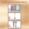 40mm/1.6in Long Barrel Attachment , Adjustable Bidirectional Curling, Auto-Wrap Curling Iron Curler, Create Bouncy Curls or Waves