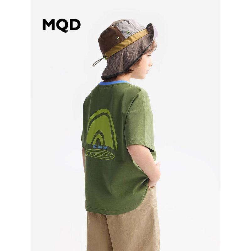 [Moisture-Absorbing and Quick-Drying] Mqd Children's Clothing Boys' Short-Sleeved T-Shirt Summer New Style Children's Cartoon Top Short-Sleeved