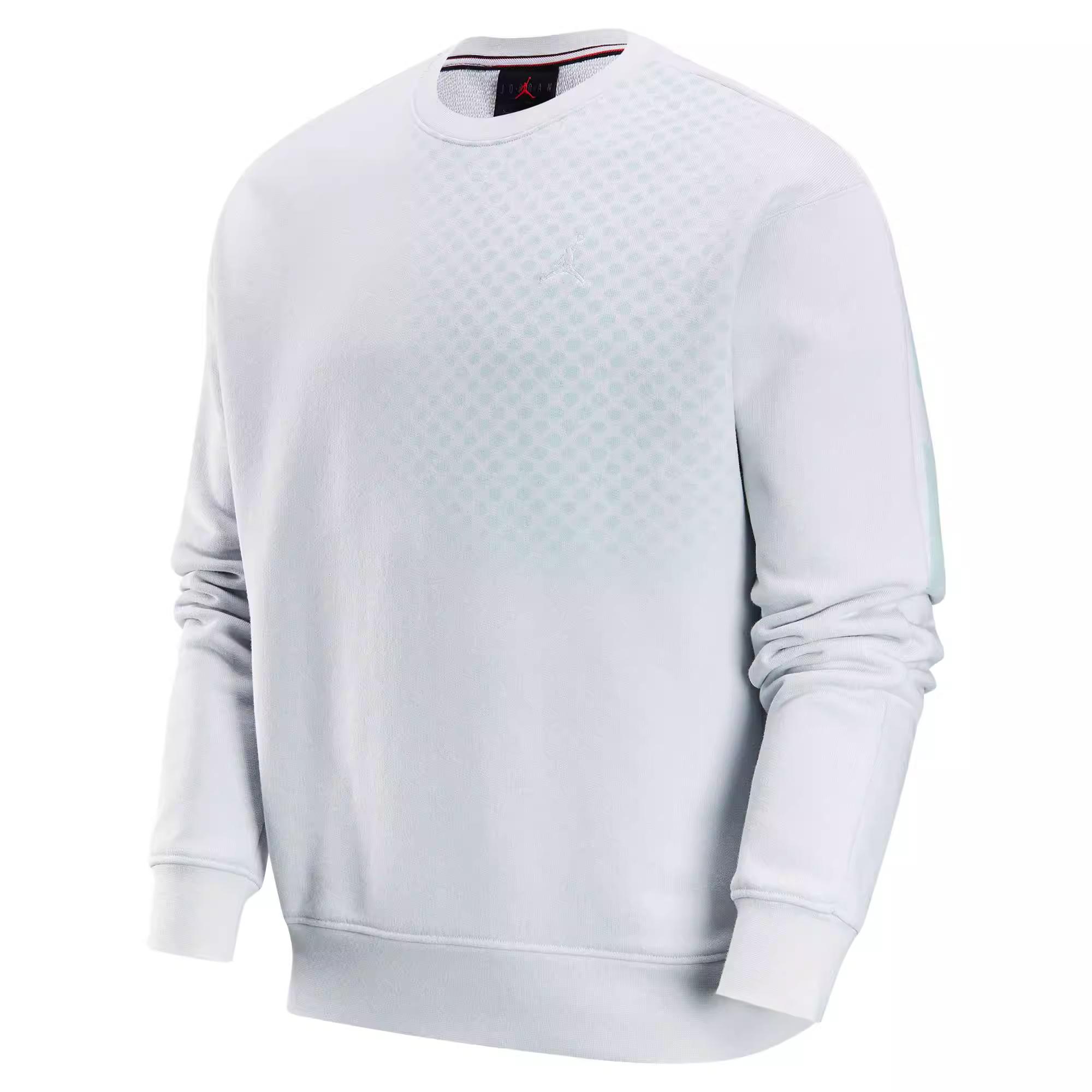 

New JORDAN Flight Fleece CNY Men s Pullover Crew Neck Sweater HQ8826-025 L