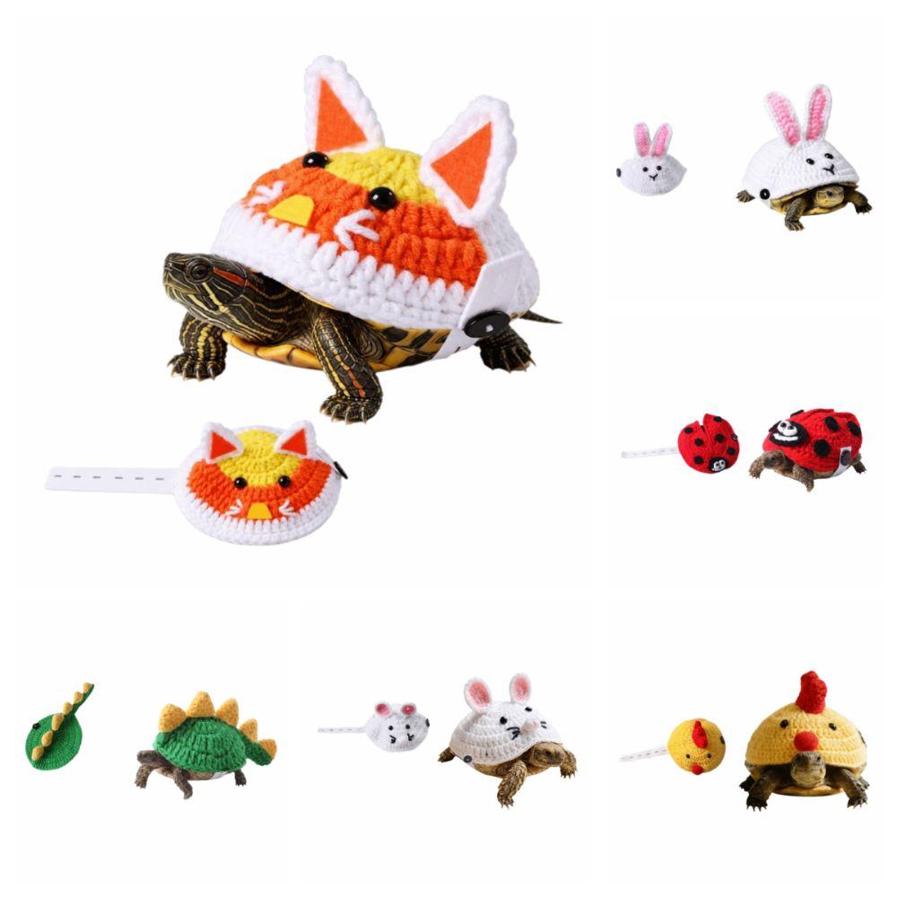 cartoon Knitted Turtle Clothes Lightweight Tortoise Accessory Brazilian Turtles