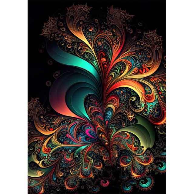 Abstract Art Landscape Colorful Flowers Prints Poster Canvas Painting Modern Wall Art Picture For Living Room Bedroom Home Decor