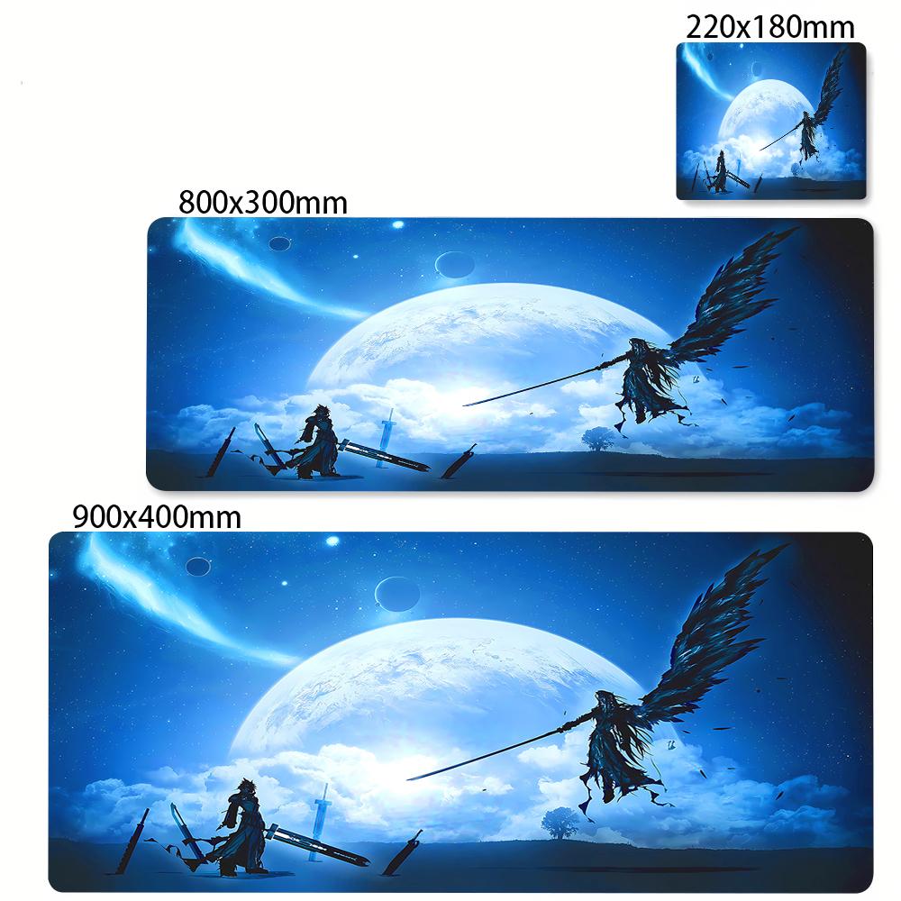Gamer PC Laptop Desk Mat Final Fantasy XIV Endwalker Large Mouse Pad Computer Keyboard Mouse Mat Office Accessories Table Mats