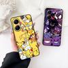 P-Pokemons Gengar P-Pikachus Cute Cover for Samsung Galaxy S22 S21 S20 FE Ultra Plus A35 A36 A37 A33 A34 A04 A71 Phone Case