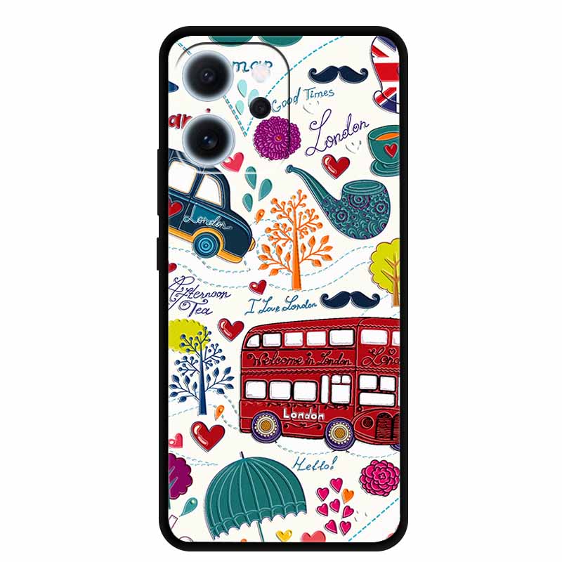 3D Flowers Emboss Fundas For OPPO Reno 15F 5G Case Soft Silicone Phone Cases For OPPO Reno 15F Back Covers Shell Coque 6.57"