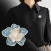 Broșe Ace Elegante cu Floare de Camelie Pentru Femei Floare Frumoasă Plantă Rochie Corsaj Accesorii Bijuterii