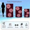 Fashion dice with heart-shaped pattern polyester microfiber beach towel is highly absorbent, suitable swimming and beach outings