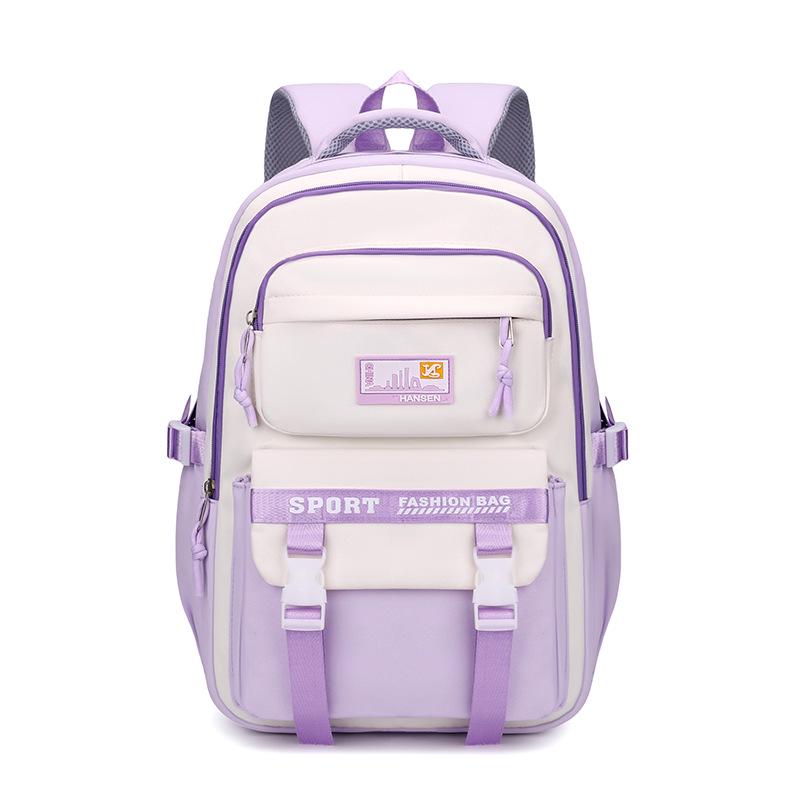 Lightweight Large Capacity Double Shoulder Backpack for Girls 2025 - Ideal for Middle and High School Students