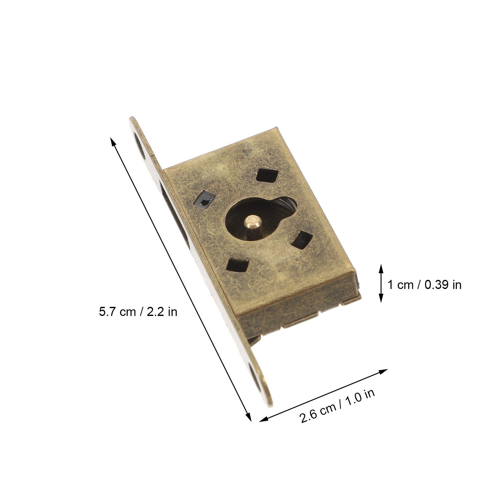

1Set Discreet Invisible Cabinet Lock for Drawers Jewelry Boxes Desks Cupboards Zinc Alloy Hidden Mechanism Easy Installation China Mainland