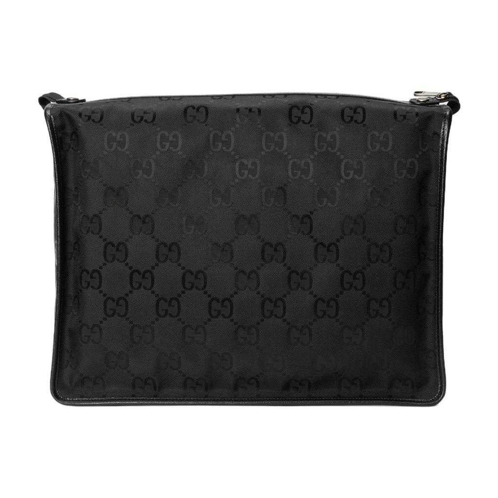 Gucci GG Monogram Black Nylon Clothes Storage Pouch Travel Organizer For Unisex Daily Use