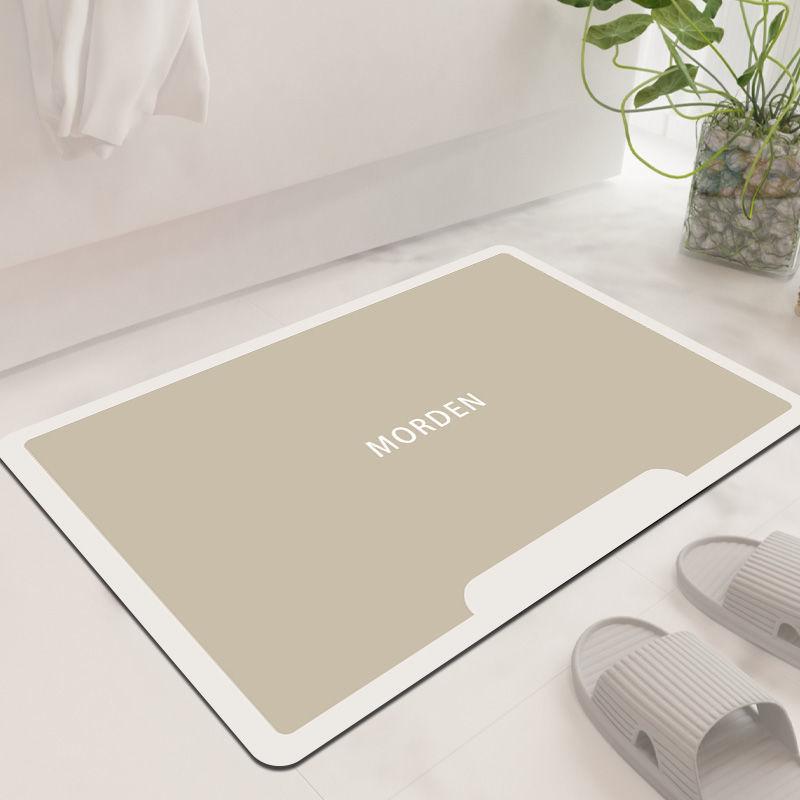 

Диатомовая грязь ванная абсорбирующий коврик для ног нескользящий и грязеотталкивающий простой быстросохнущий коврик коврик для двери туалета инс ветер коврик для ног 40X60cm 15.7X23.6in