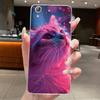 Hülle Für Huawei Y6 II Y6ii CAM-L21 L03 L23 L32 Hülle Ästhetisch Mode Niedliche Katze Cartoon Transparent TPU Weiches Silikon Rückabdeckung