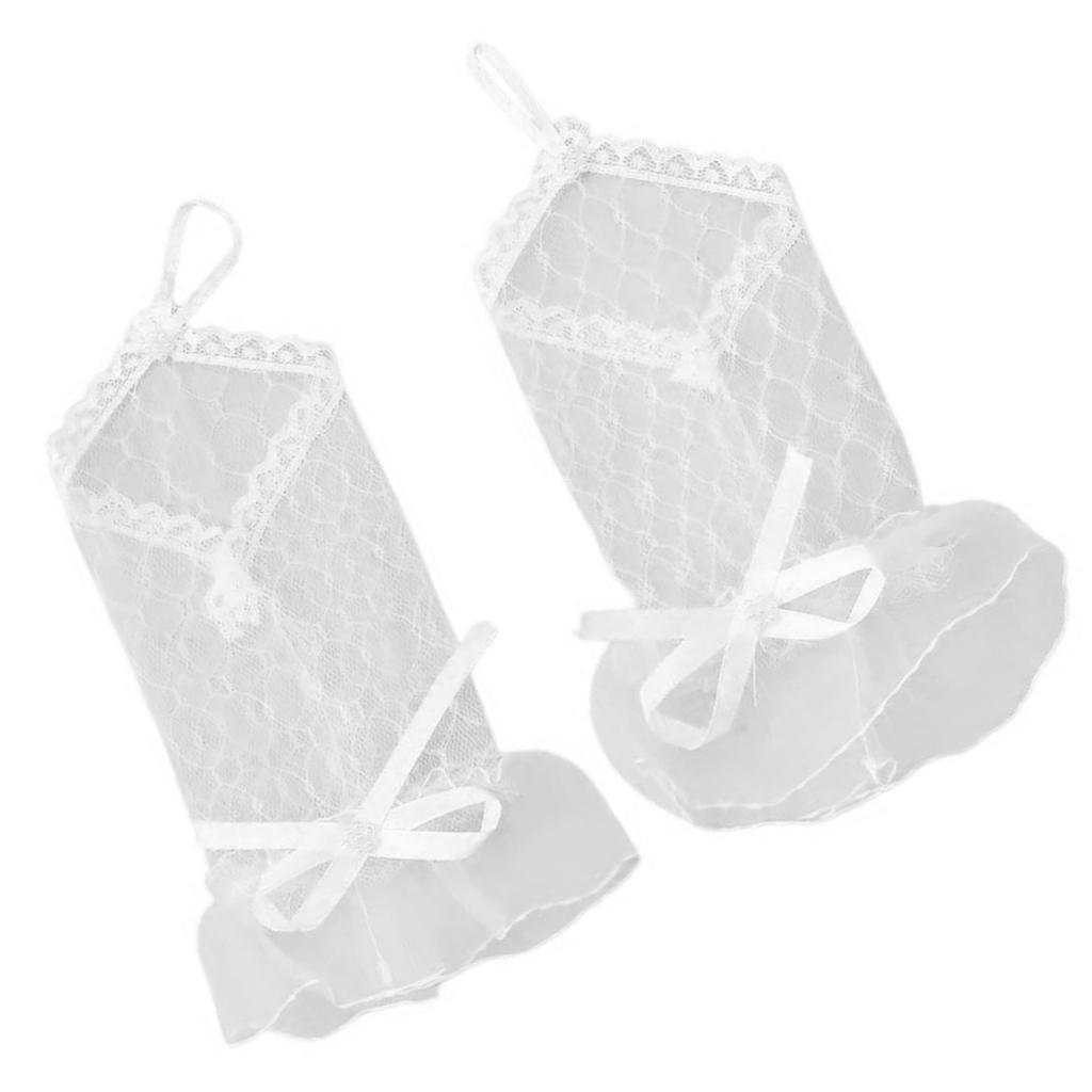 Evening Dinner Lacy Gloves Proms Gloves Lace Fingerless Gloves for Opera Women Lady Theme Proms Costume