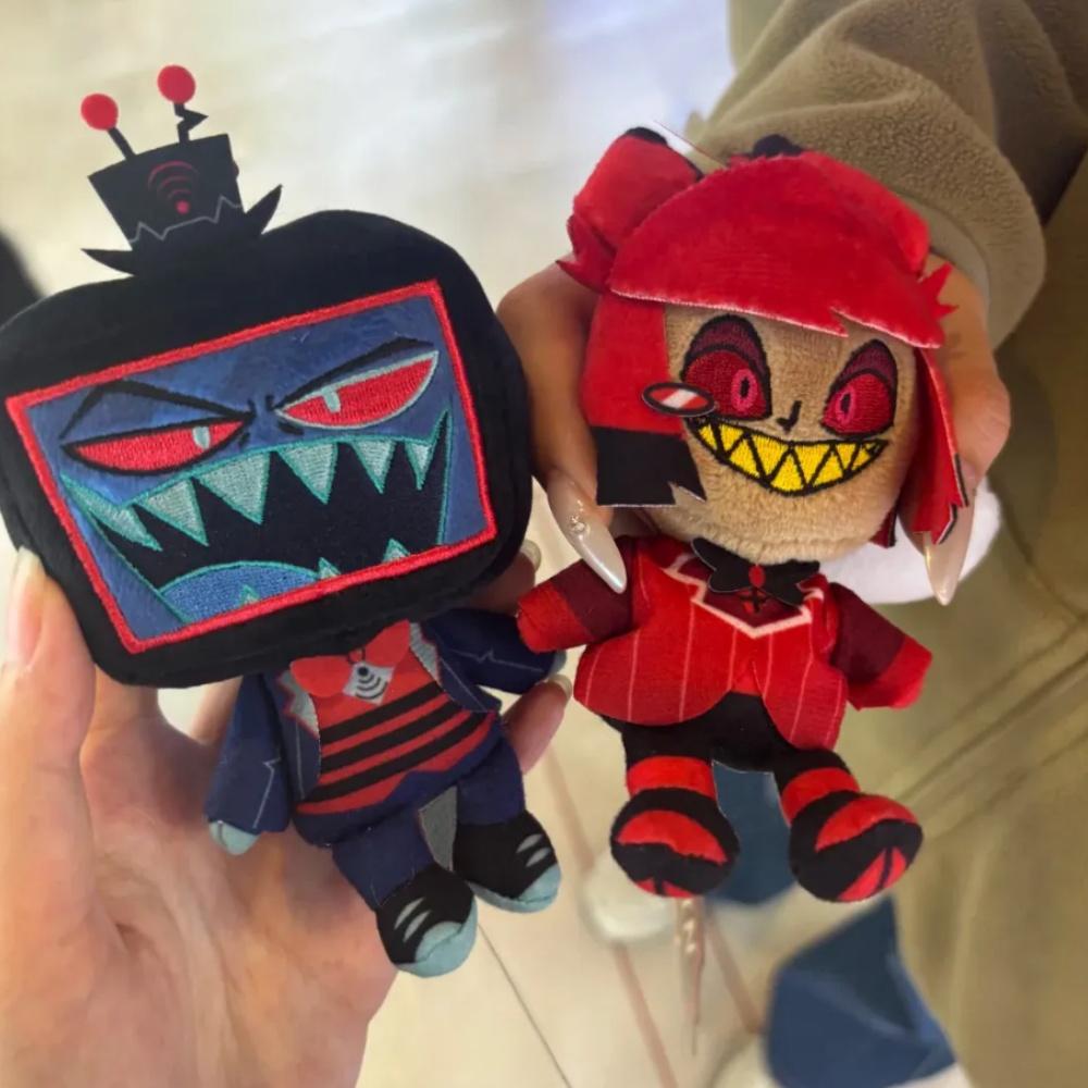 1:1 Replica Edition Vox Hazbin El Q Version Ko Ver Not Genuine Plush Doll Cute Anime Peripherals Toy Birthday Christmas Gift
