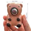 Cute Capybara Spit Bubbles Squeeze Toy Soft Funny Capibara Fidgets Toys Anxiety-relieving and Relaxing Toys for Friends Gifts