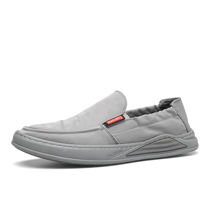 

2025 direct supply popular summer new pilot driving soft-soled breathable casual shoes one-pedal cloth shoes 44