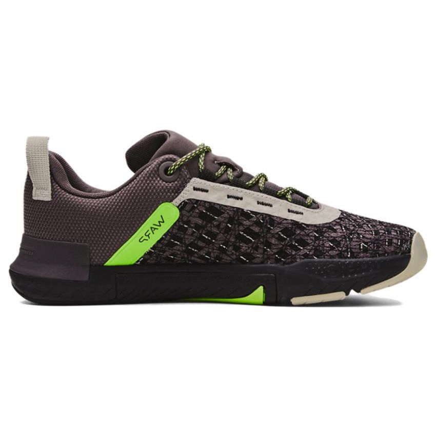 Under Armour Tribase Reign 5 Non-Slip Durable Low-Top Training Shoes Men Sneakers Brown Green 3026214-100