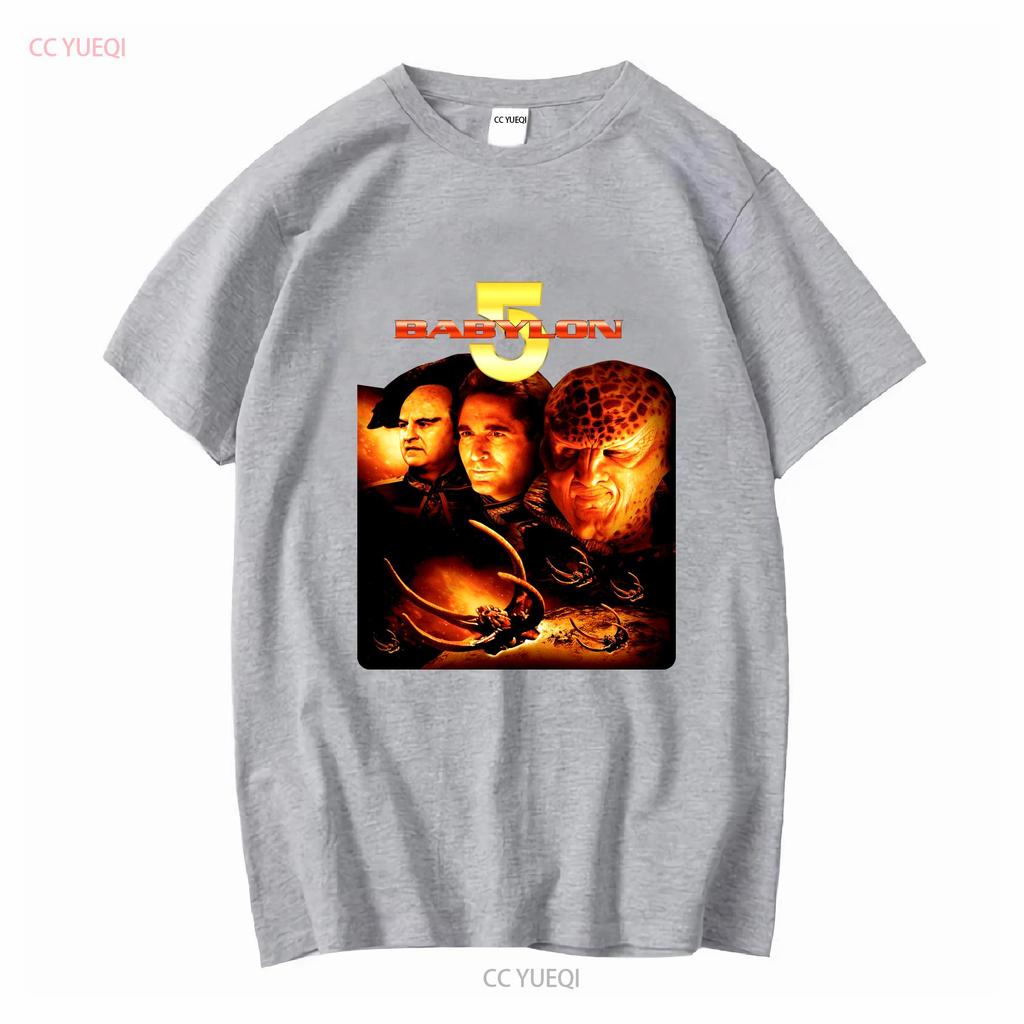 Babylon 5 90er Jahre Science Fiction Sci Fi TV Show T Shirt Im Used Look Gr Vintage Washed Designer Clothes Slightly Stretched