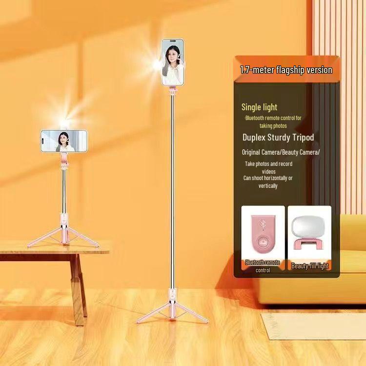 Multifunctional 2025 Anti-Shake Selfie Stick & Tripod for Live Streaming
