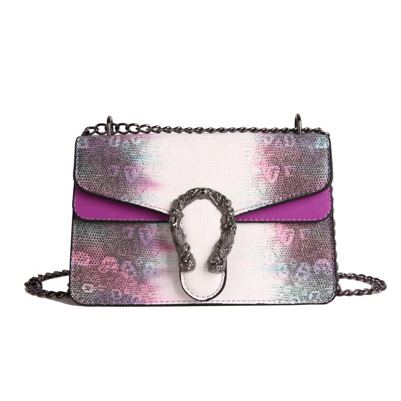 New High-end Fashion Contrasting Bag Single Shoulder Messenger Women's Bag