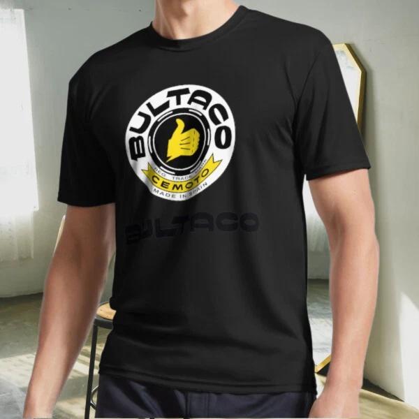 New Shirt Bultaco Cemoto Spain Motorcycl Active Logo T-Shirt Funny Size S to 5XL XL