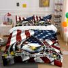 Eagle, American Flag, Text. Bedding Sets Duvet Cover Sets Duvet Covers Pillowcases(1 * Duvet Cover 2 * Pillowcases Without Duvet Insert)